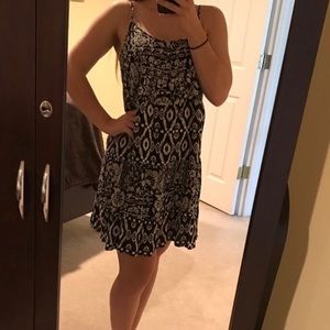 Mossimo Patterned Black and White Dress